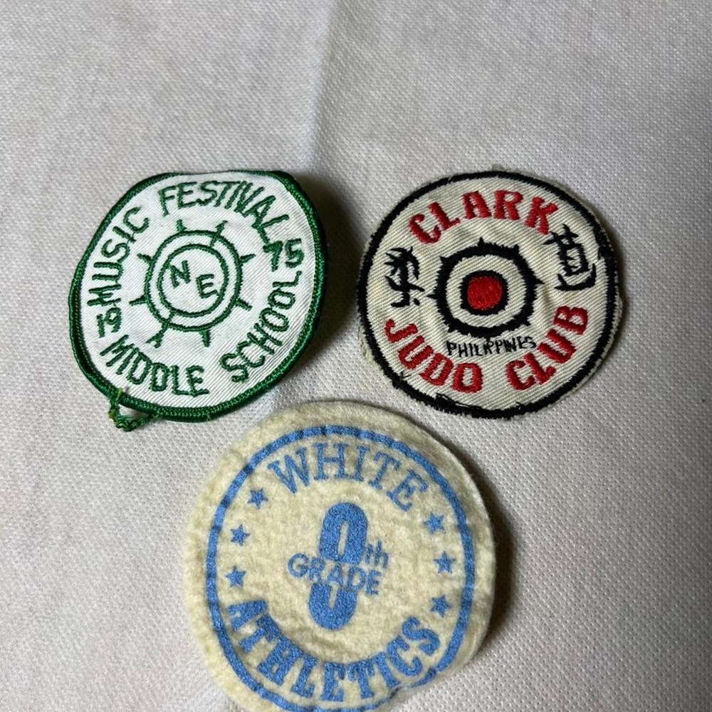3 vintage patches